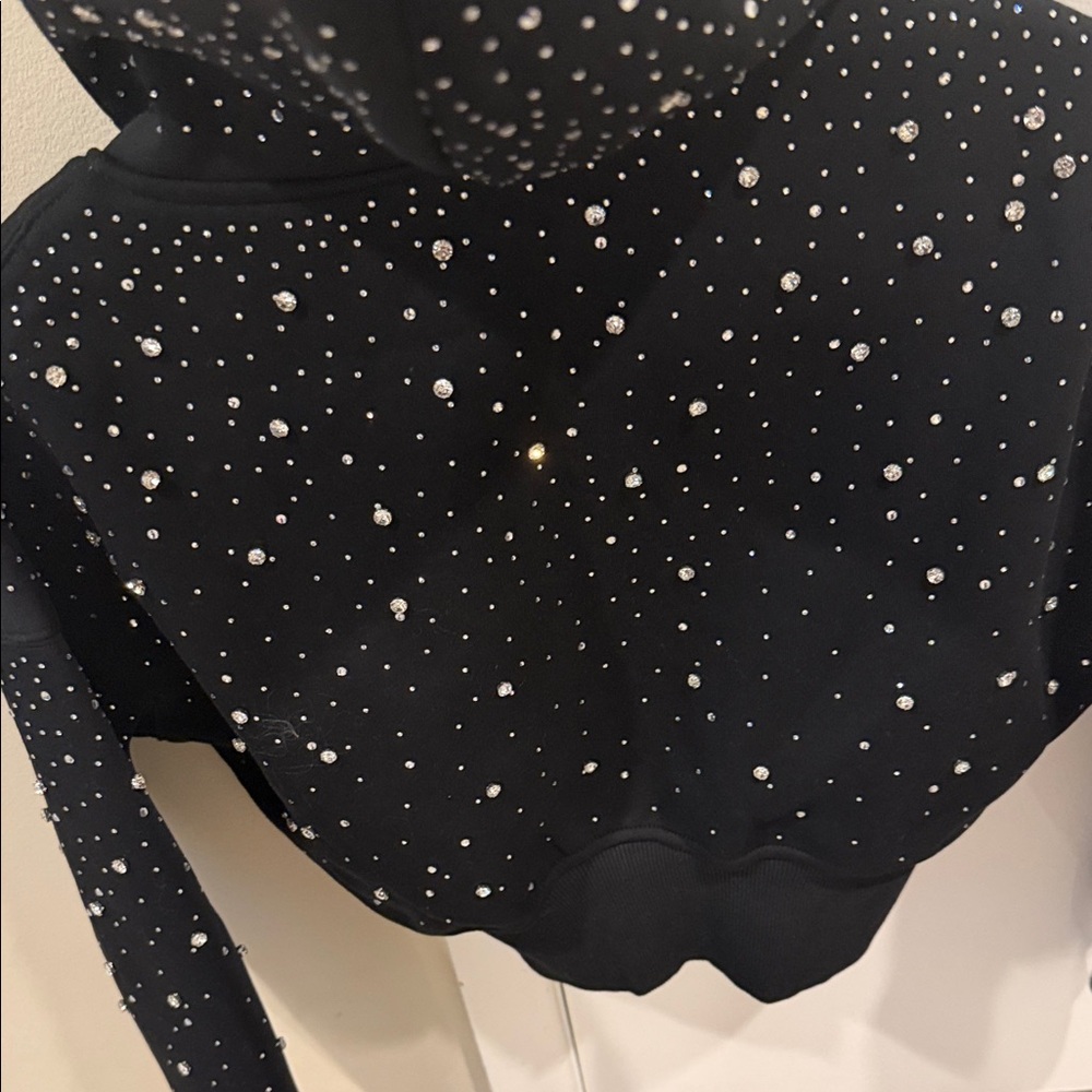 Vybes Black Studded Hoodie - Picture 8 of 8